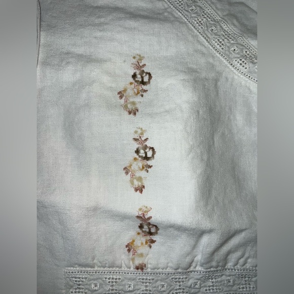 J. Jill Cream Linen Blouse - Picture 4 of 6